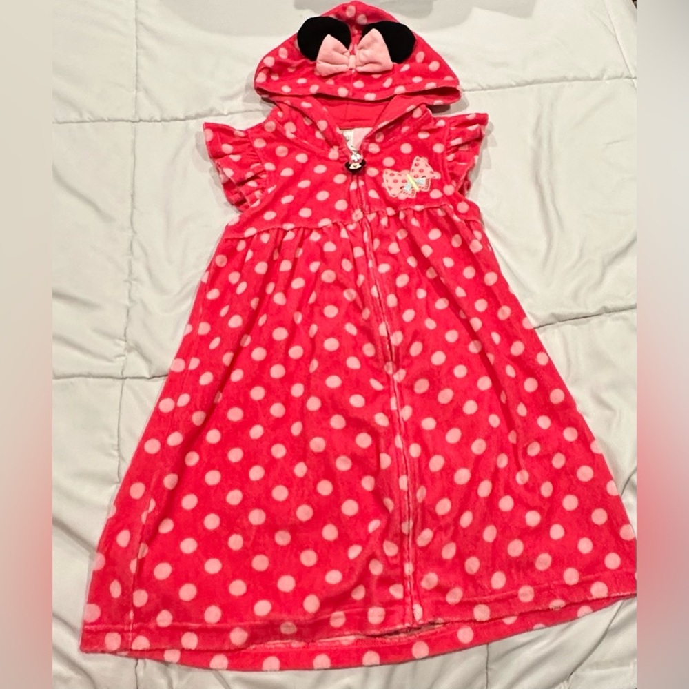 Disney Minnie Mouse pool cover up. Girls Size 7/8
